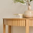 Console D'Entrée Design Bologne - Bois Clair