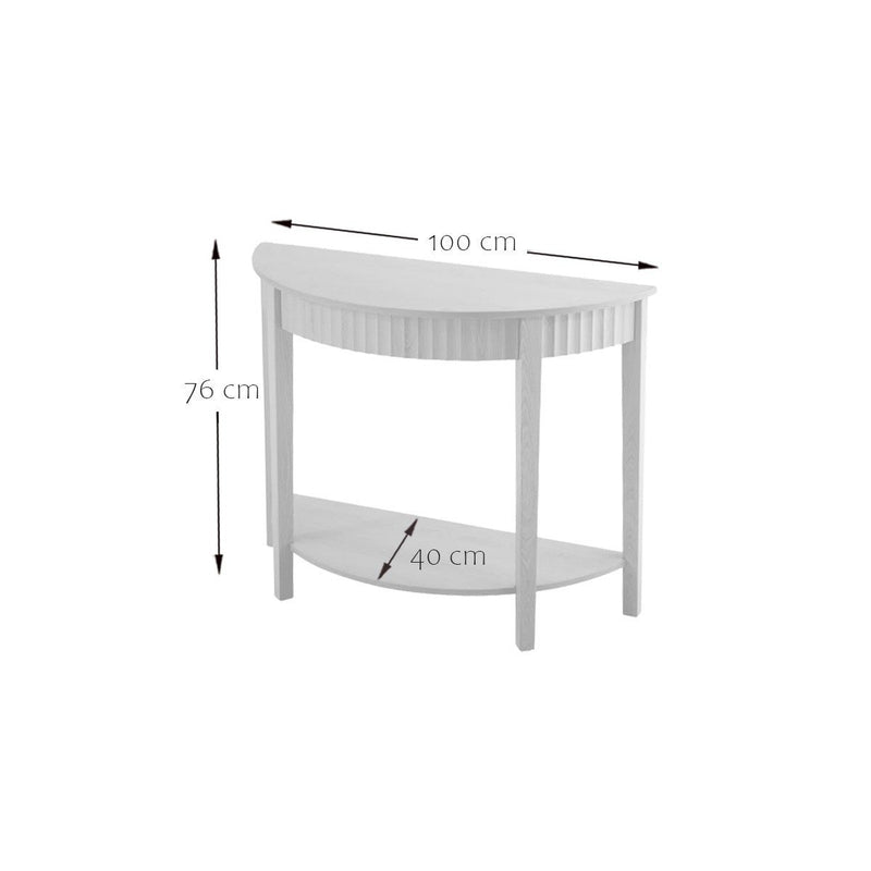 Console D'Entrée Design Bologne - Bois Clair