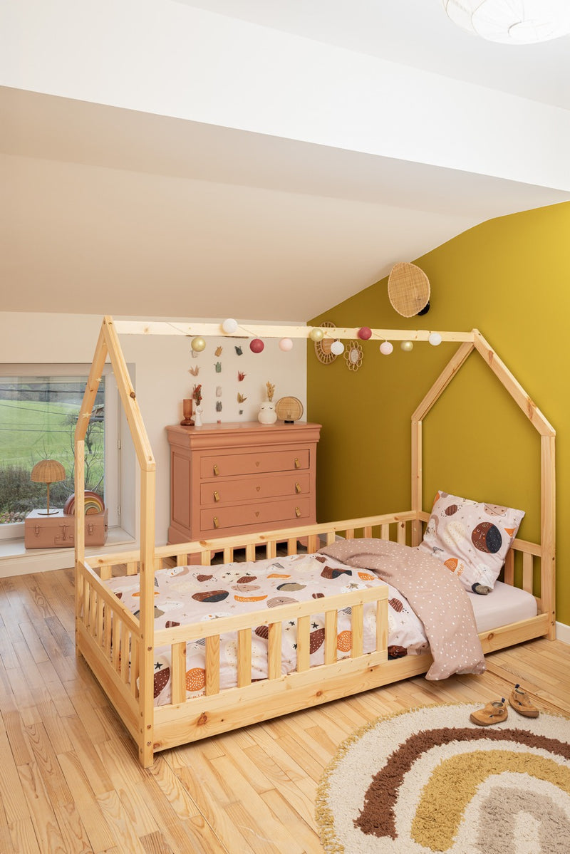 Parure De Lit (Housse De Couette + Taies D'Oreiller) - Coton Imprimé - Sky Dream