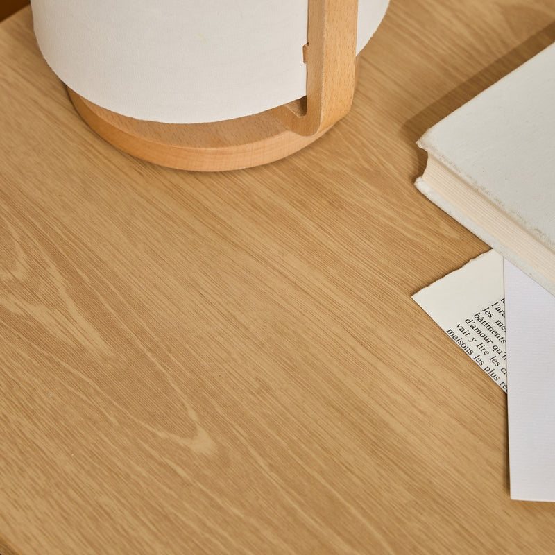 Table De Chevet 2 Tiroirs Bologne - Bois Clair