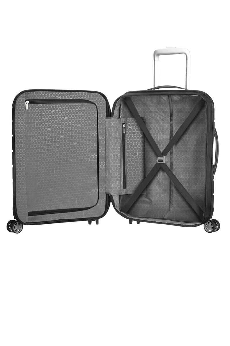 Maleta de Cabina Ampliable con 4 Ruedas - Flux - Negro
