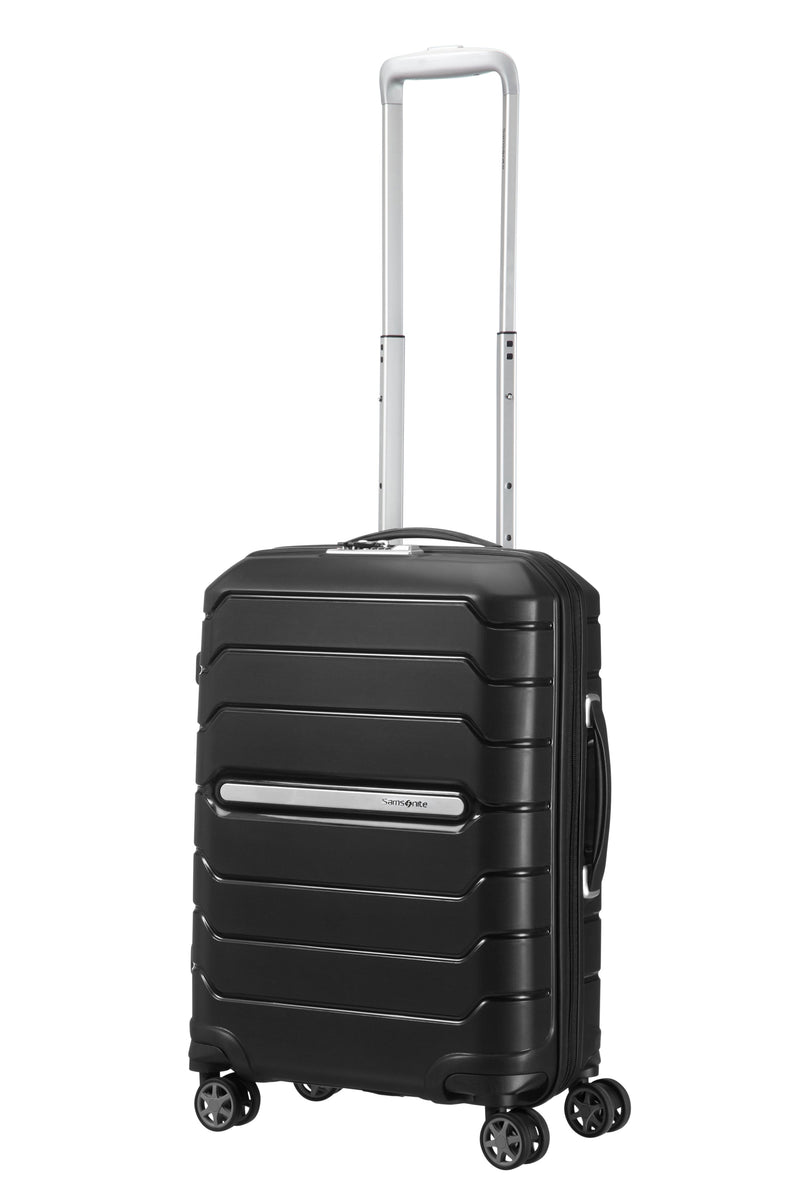 Maleta de Cabina Ampliable con 4 Ruedas - Flux - Negro