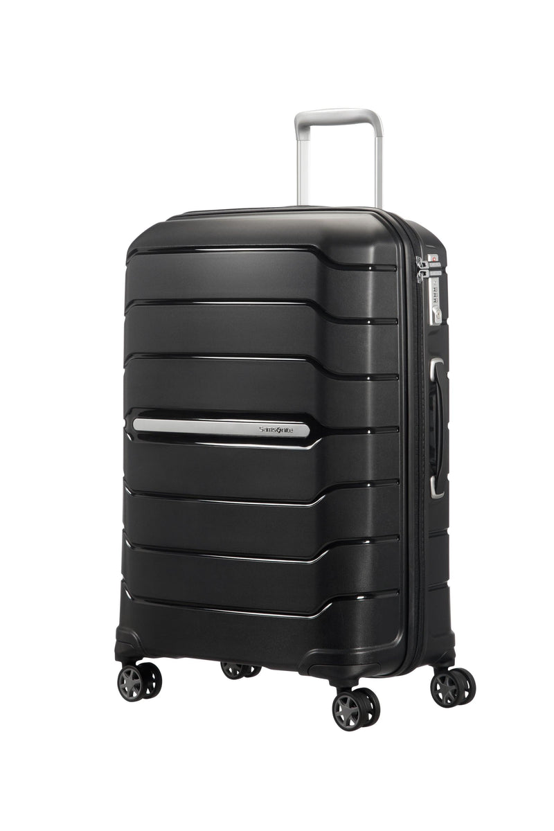 Valise Moyen Séjour Extensible À 4 Roues - Flux - Black