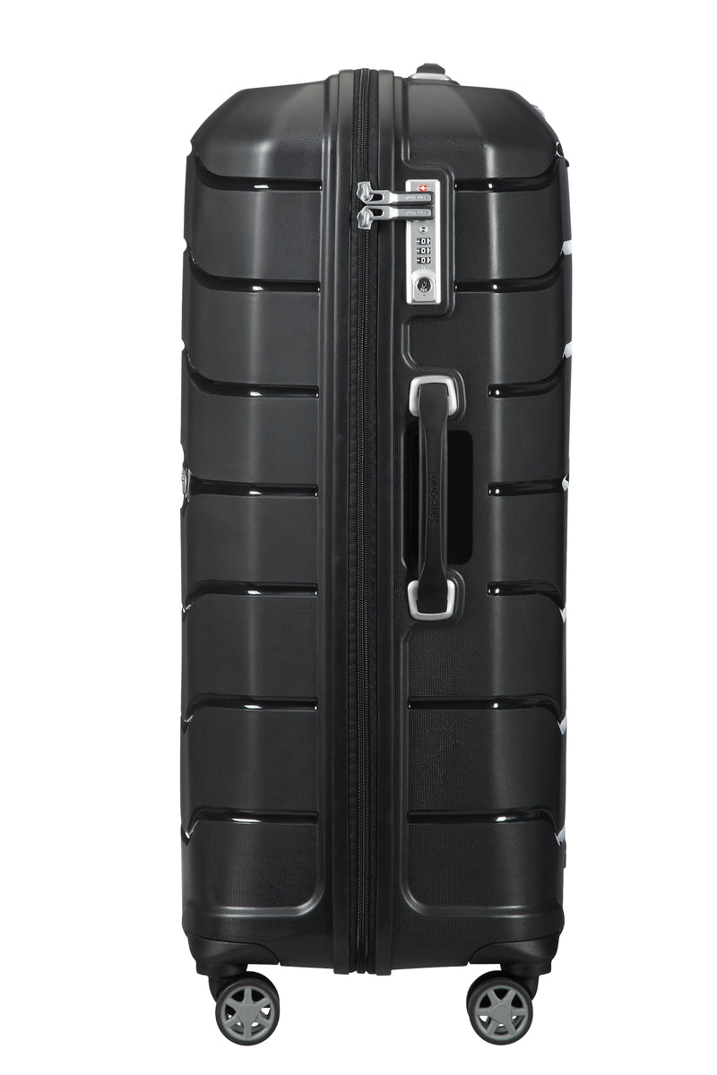 Valise Moyen Séjour Extensible À 4 Roues - Flux - Black