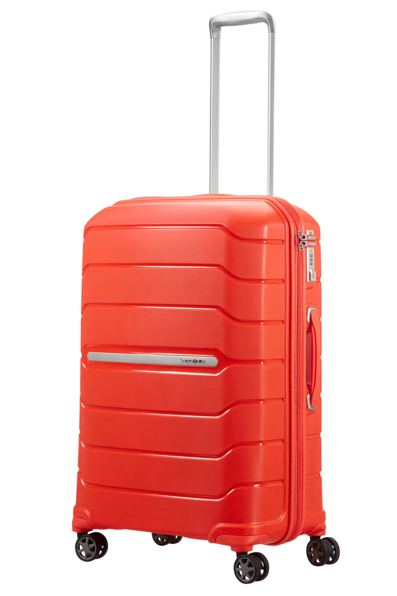 Valise Moyen Séjour Extensible À 4 Roues - Flux - Tangerine Red