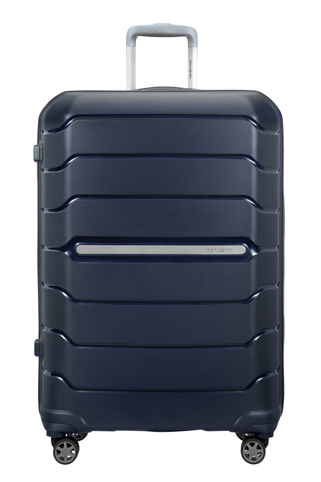 Expandable 4-Wheel Long Stay Suitcase - Flux - Navy Blue