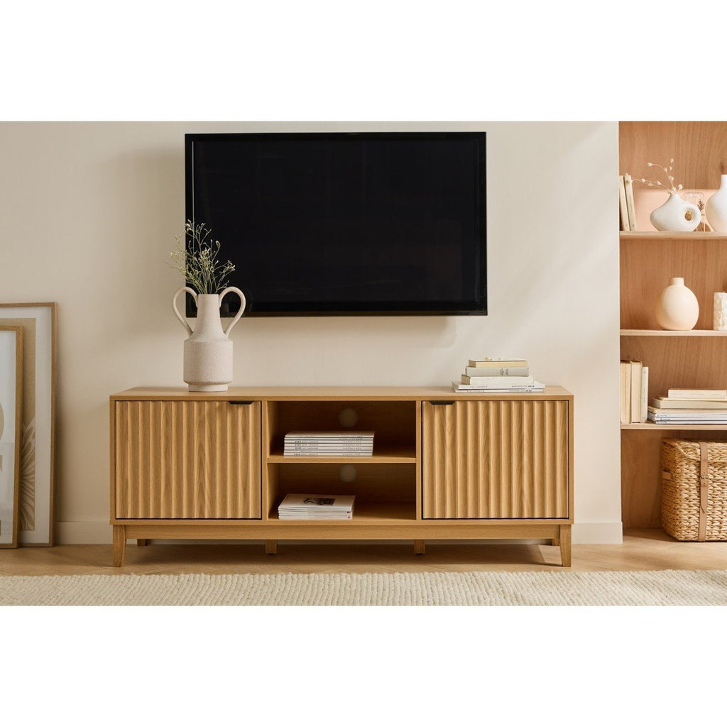 Bolonia - Mueble TV 2 puertas - Efecto Onda