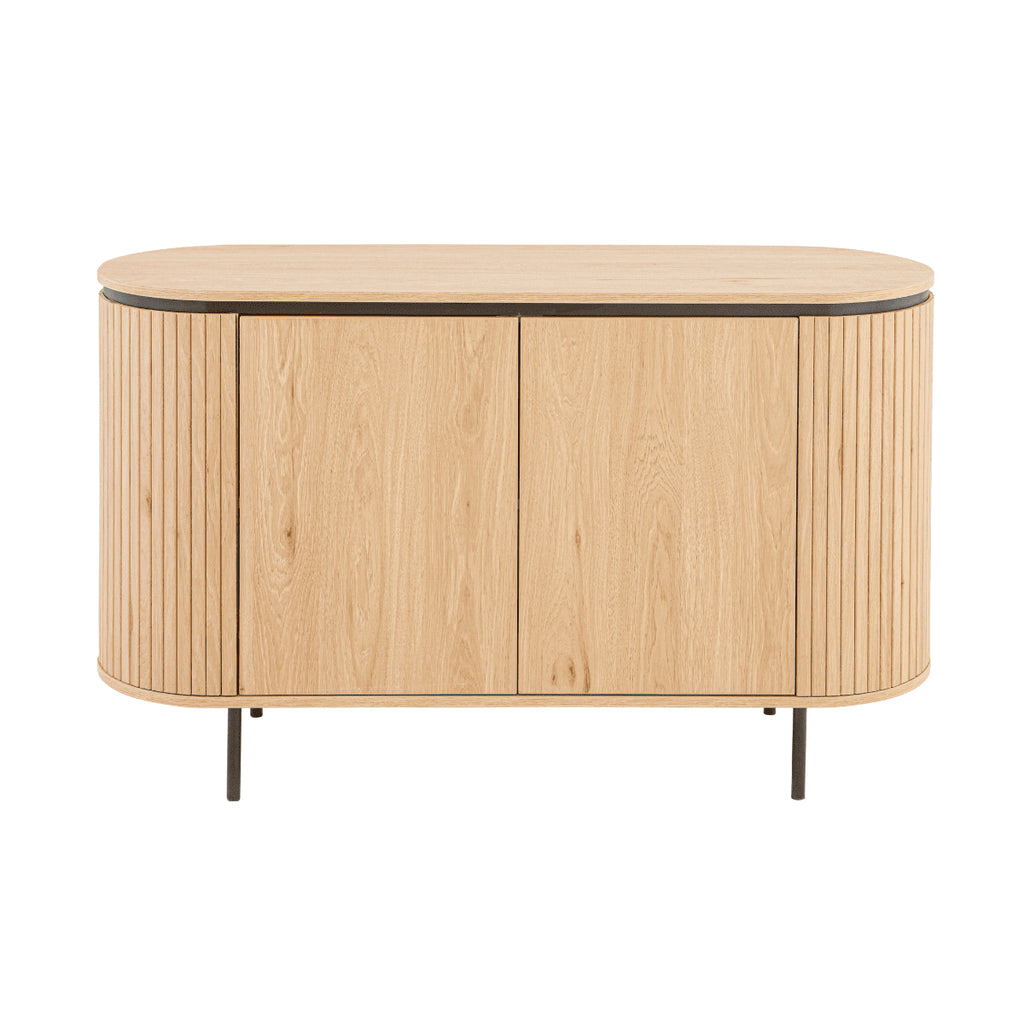Malaga - 2 Door Sideboard - Grooved Effect
