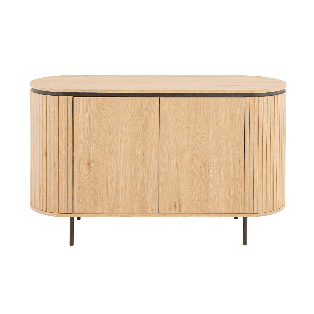 Malaga - 2 Door Sideboard - Grooved Effect