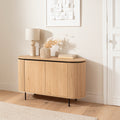 Malaga - 2 Door Sideboard - Grooved Effect