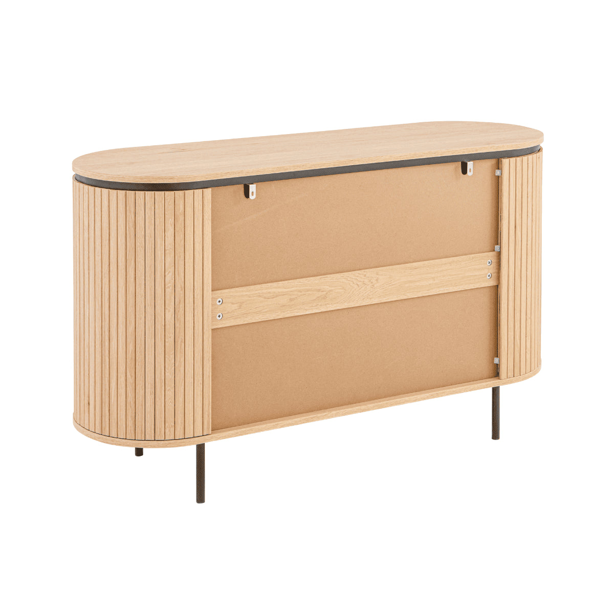 Malaga - 2 Door Sideboard - Grooved Effect