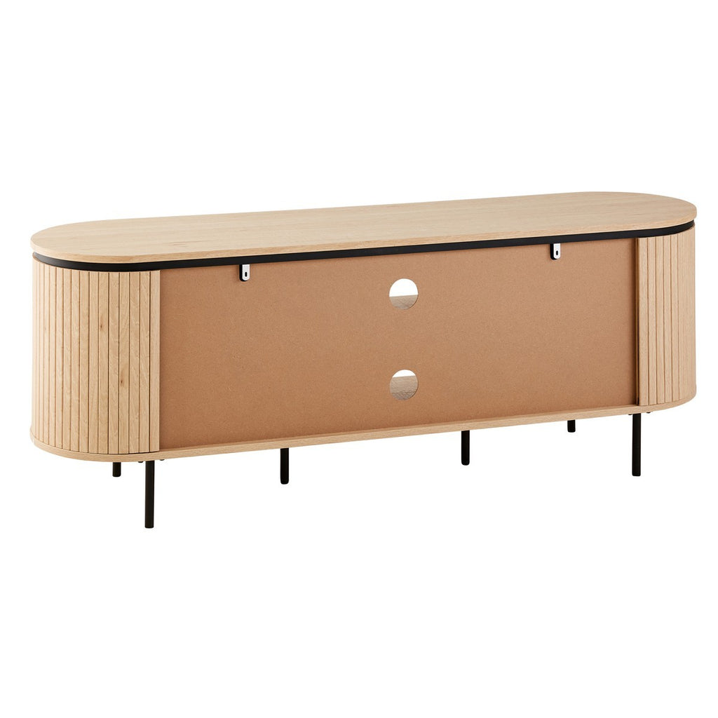 Malaga - 2 Door TV Unit - Grooved Effect