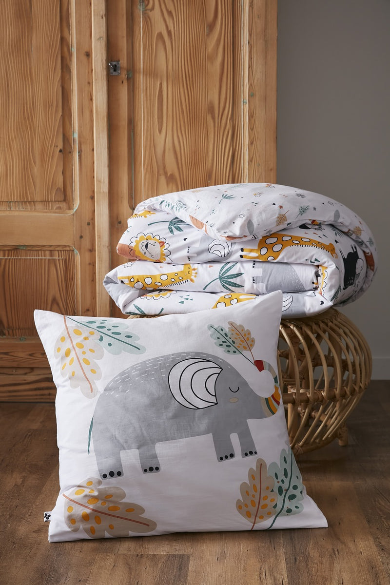 Bedding Set (Duvet Cover + Pillowcase) - Printed Cotton - Savannah