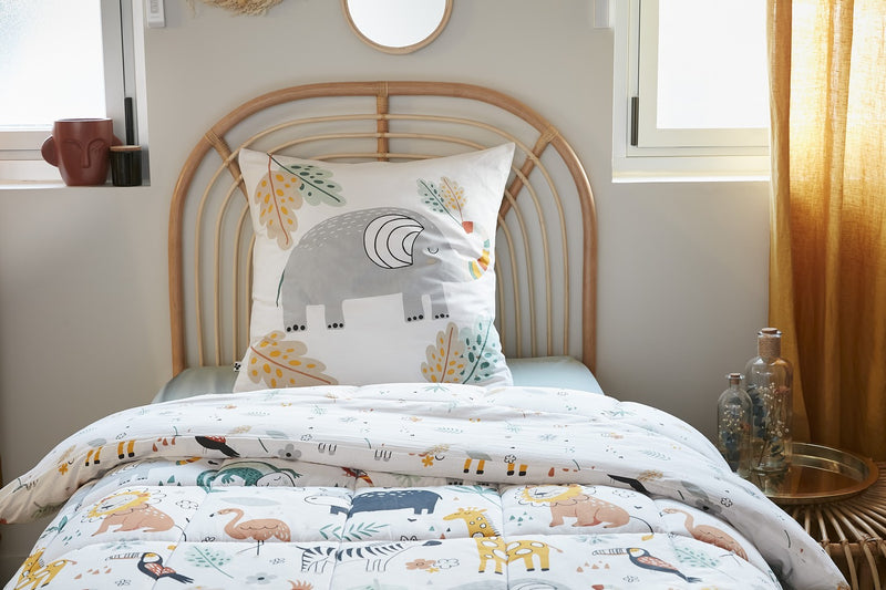 Bedding Set (Duvet Cover + Pillowcases) - Printed Cotton - Savannah