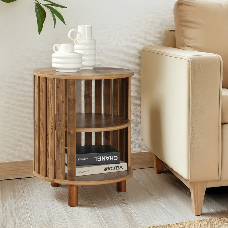 Bedside Table - Light Wood