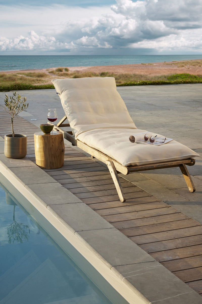 Sun Lounger Cover - Polypropylene - Naïa - Ecume