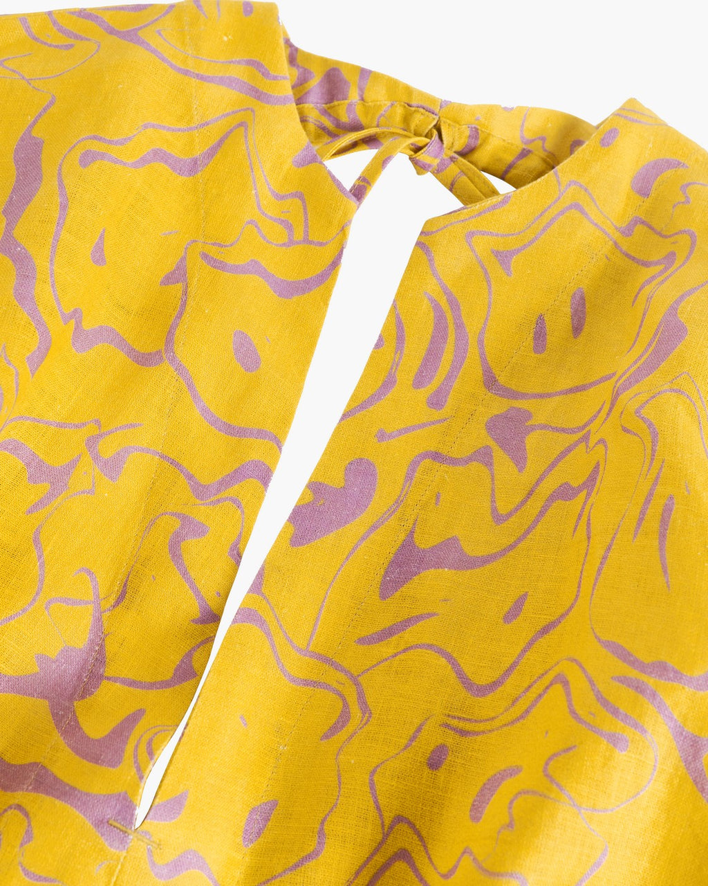 Vestido de lino puré Tangelo