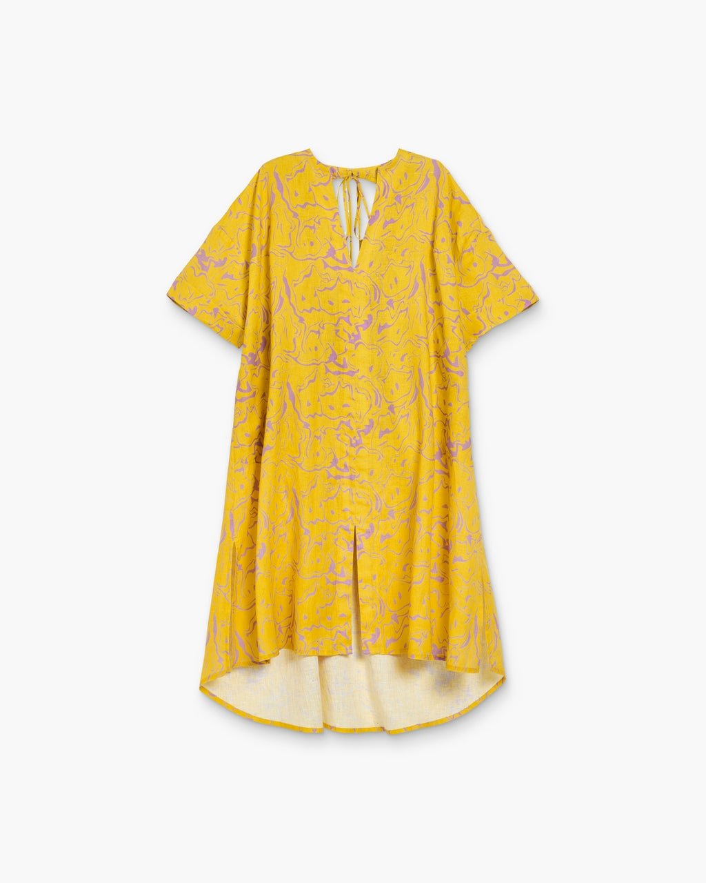 Vestido de lino puré Tangelo