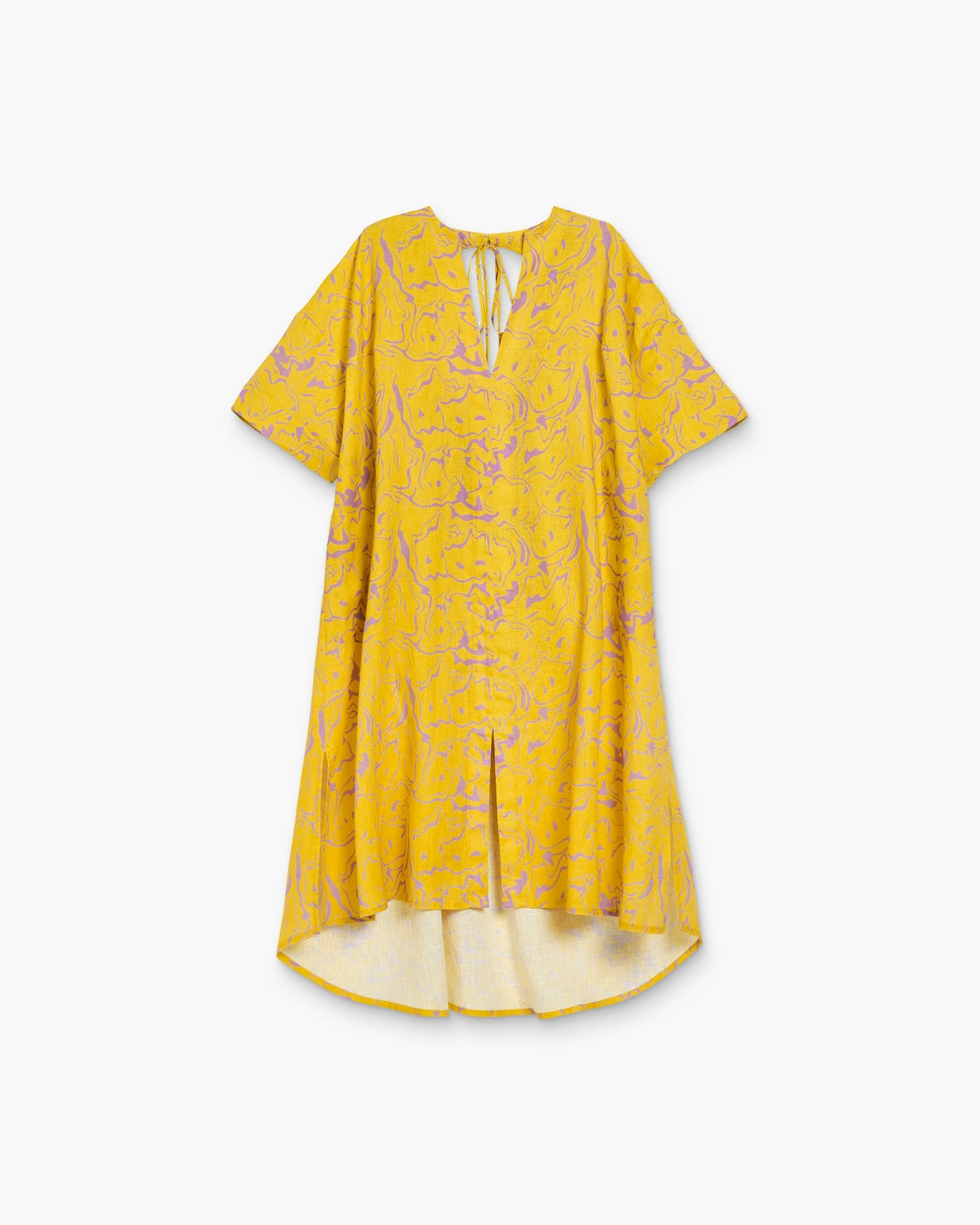 Vestido de lino puré Tangelo