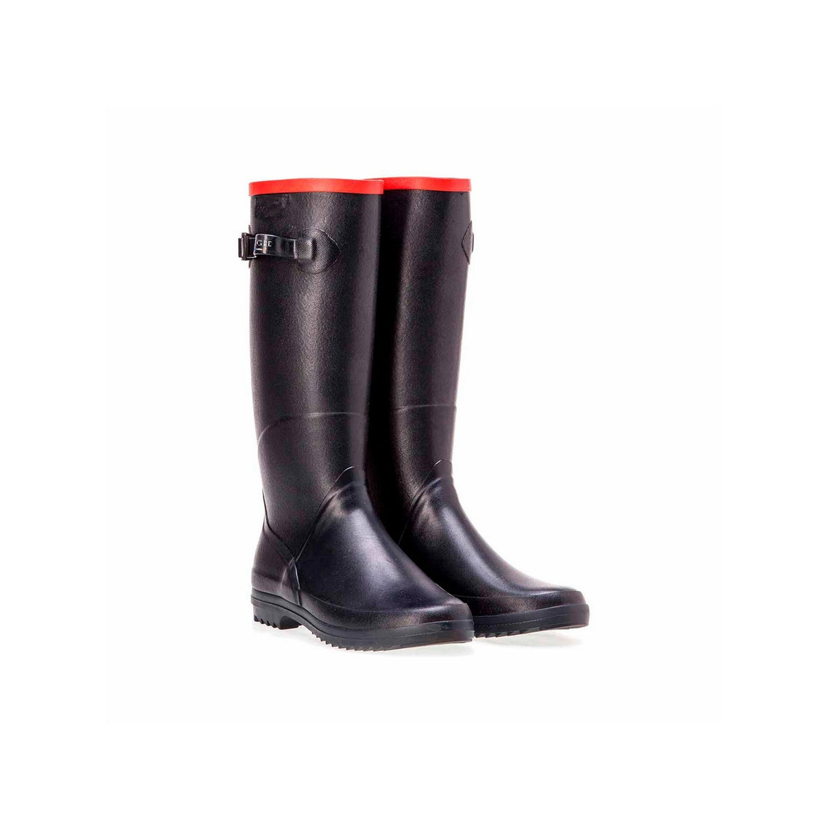 Stivali alti blu navy da donna