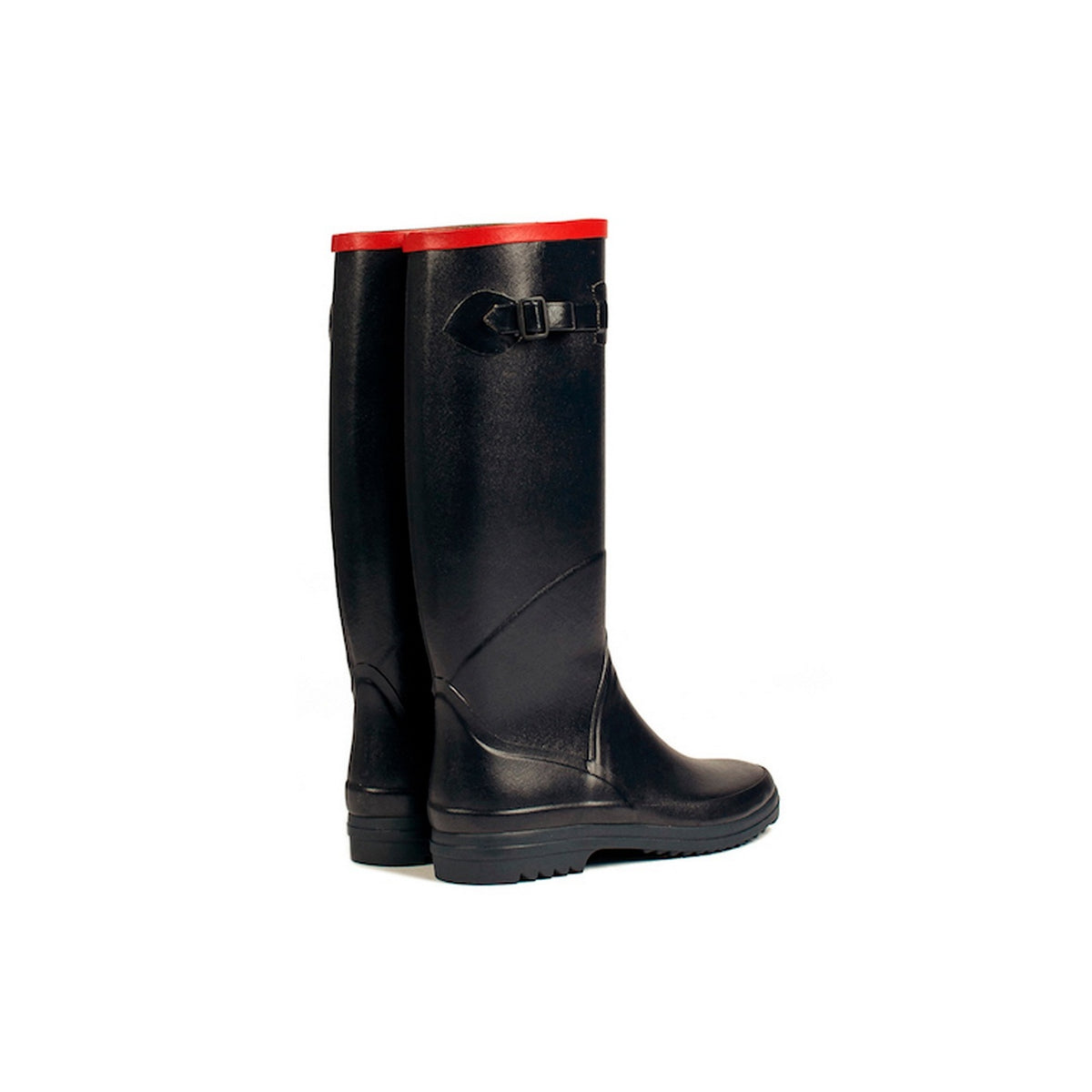 Stivali alti blu navy da donna