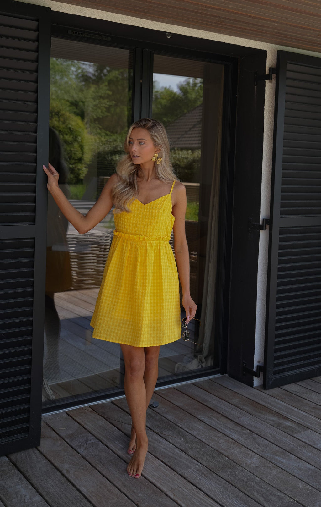 Fiby Amarillo - Vestido Vichy