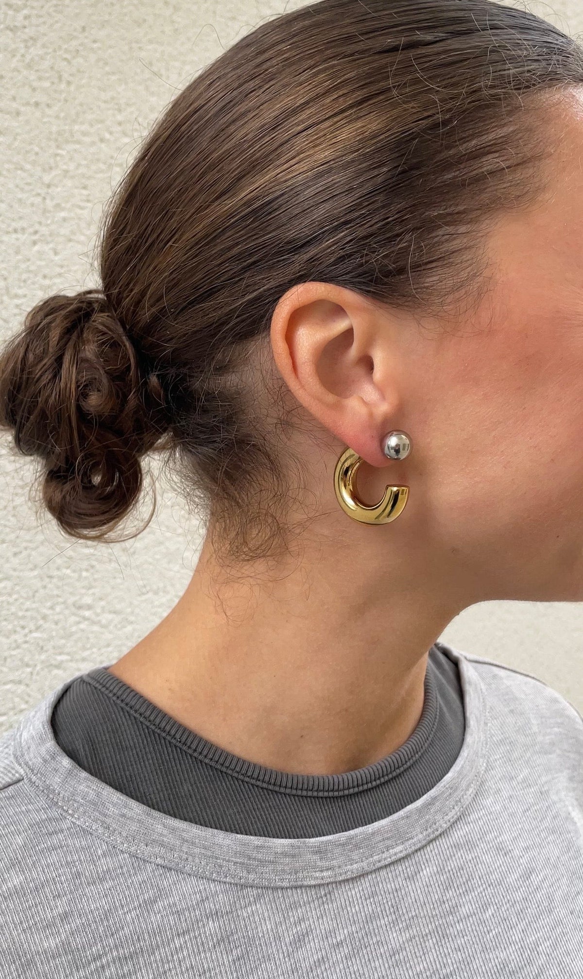 Reverse Hoop Earrings