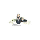 Chaussures Bottillons Salomé Bébé À Boucle Aloïs - Cuir Marine - Mixte