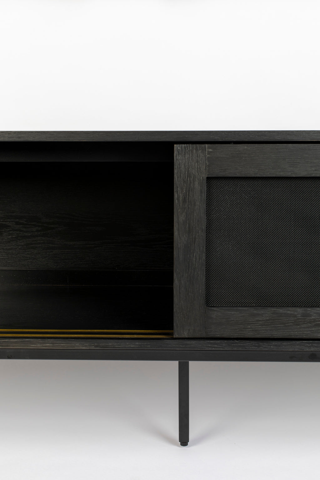 Hardy - Sideboard - Oak veneer - Black Oak/Brown