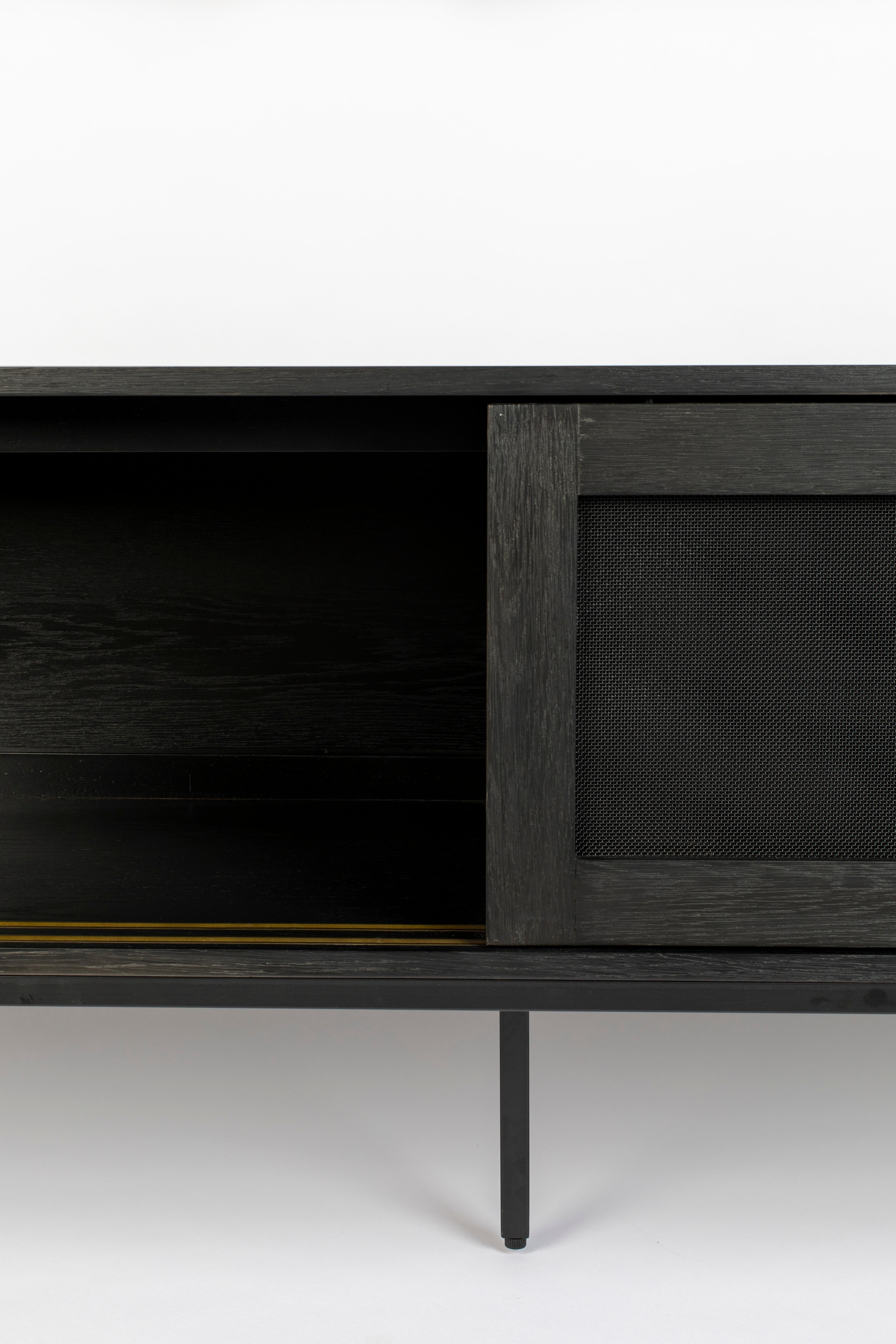 Hardy - Sideboard - Oak veneer - Black Oak/Brown