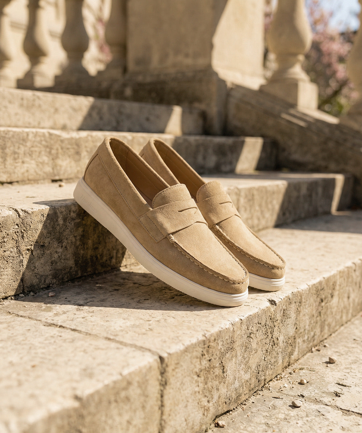 Mocassin Acapulco - Veau Velours Sable