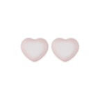 Set 2 Assiettes Cœur - Céramique - 14Cm - Shell Pink