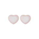 Set 2 Assiettes Cœur - Céramique - 14Cm - Shell Pink