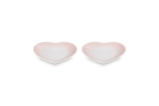 Set 2 Assiettes Cœur - Céramique - 14Cm - Shell Pink