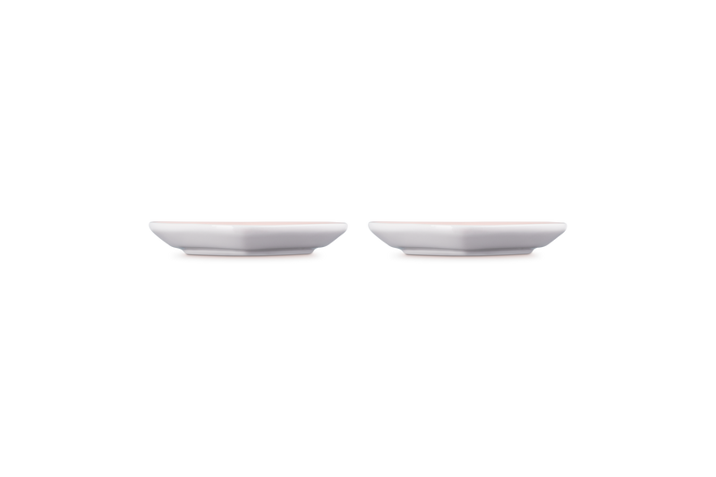 Set 2 Assiettes Cœur - Céramique - 14Cm - Shell Pink