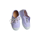 Canvas Tennis Shoes with Laces and Elastic - Lilac - Unisex