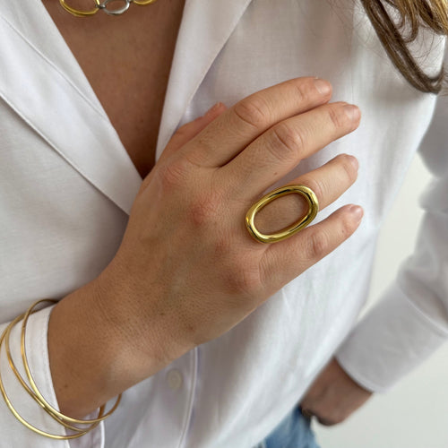 Bague Tovali - Doré Ou Argent