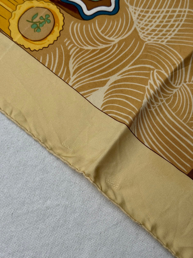 Foulard Hermès – Modèle Sulfures Et Presse-Papiers Ii