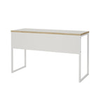 Function - Desk with 1 Drawer and Metal Legs - White