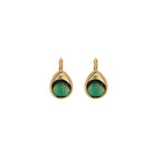 Fujita Stud Earrings - Green