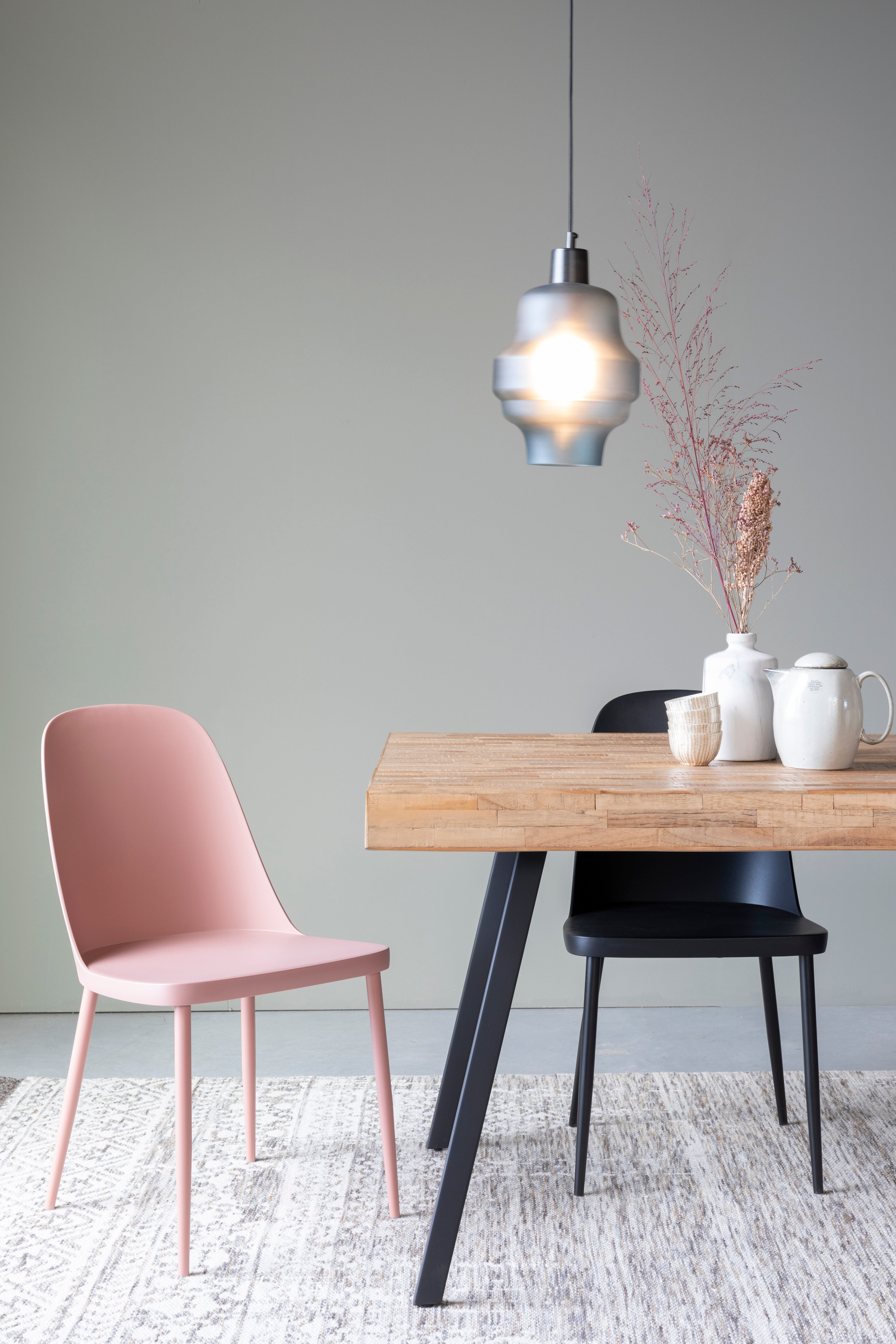 Pip All - Dining Chair - Polypropylene Plastic - Pink