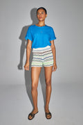 The India Shorts In Colorful Crochet Cotton Oeko-Tex