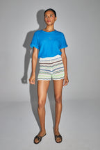 The India Shorts In Colorful Crochet Cotton Oeko-Tex