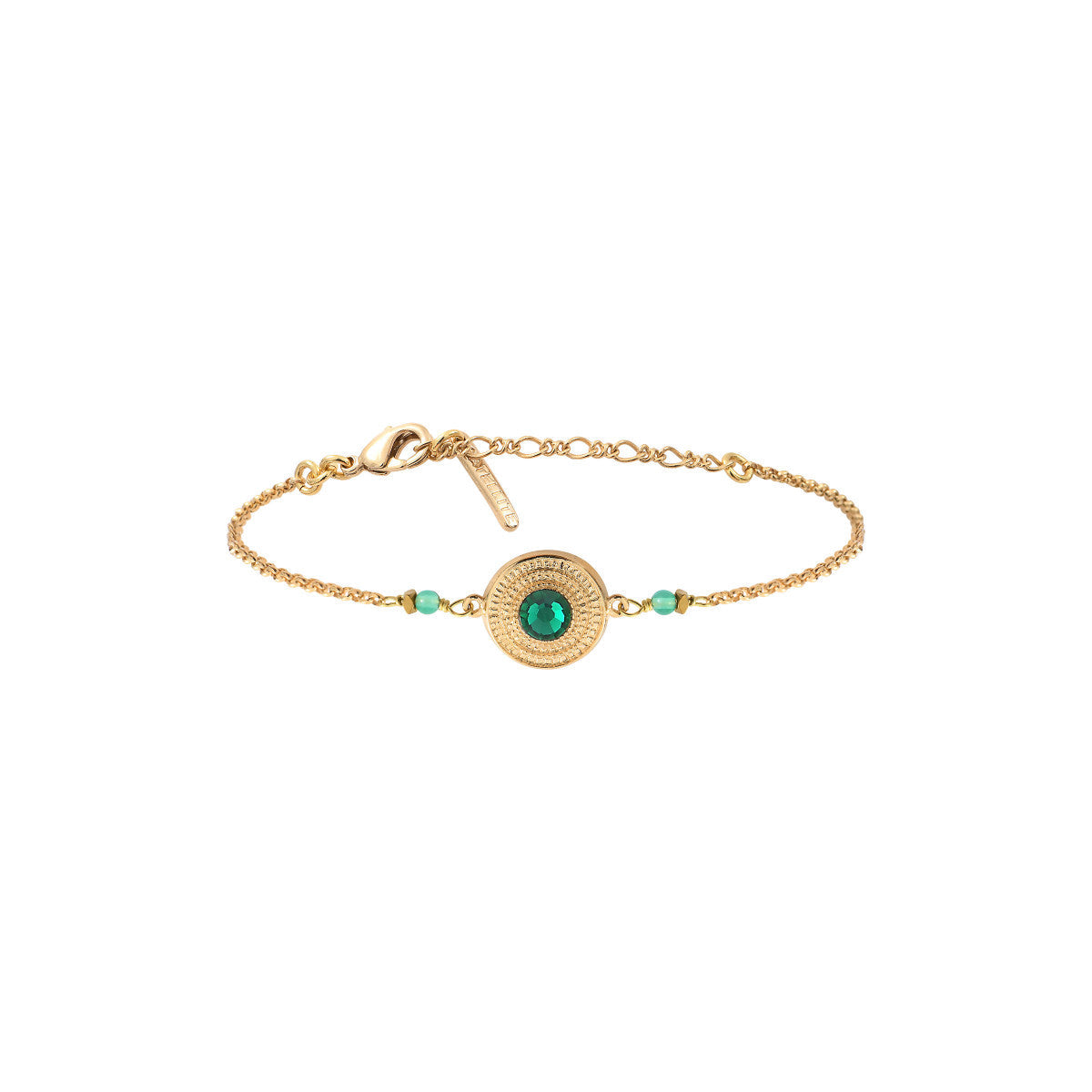 Pulsera Fina Ajustable Fujita - Verde
