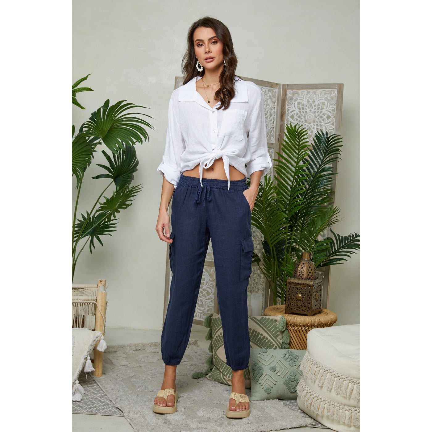 Pantalón - Marino - Mujer