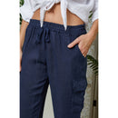 Autour Du Lin - Pantalones - Azul marino - Mujeres