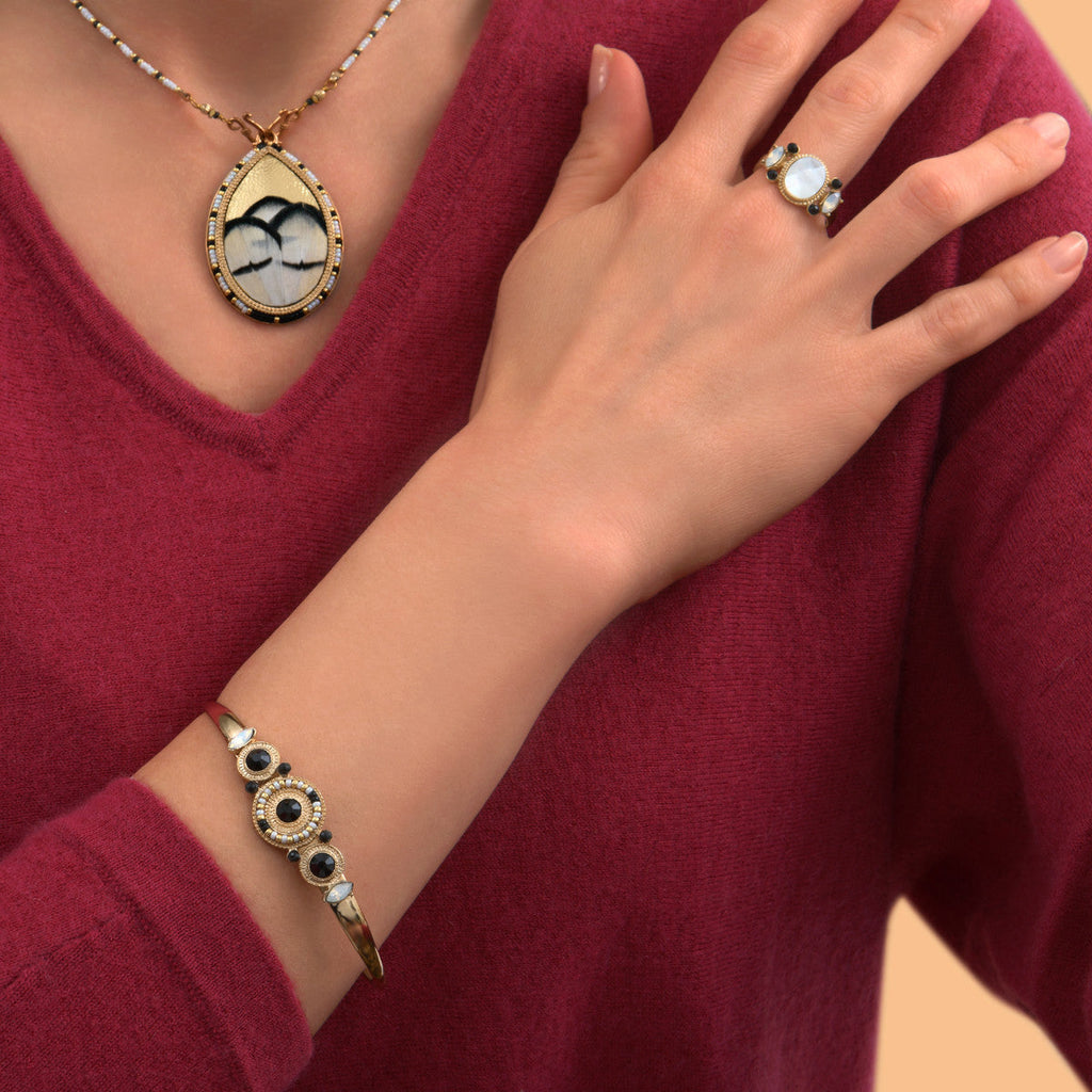 Pulsera Rígida Fujita - Blanco