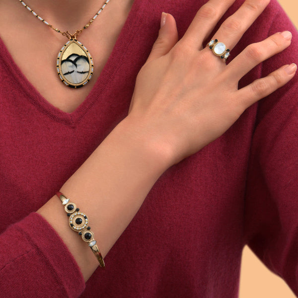 Pulsera Rígida Fujita - Blanco