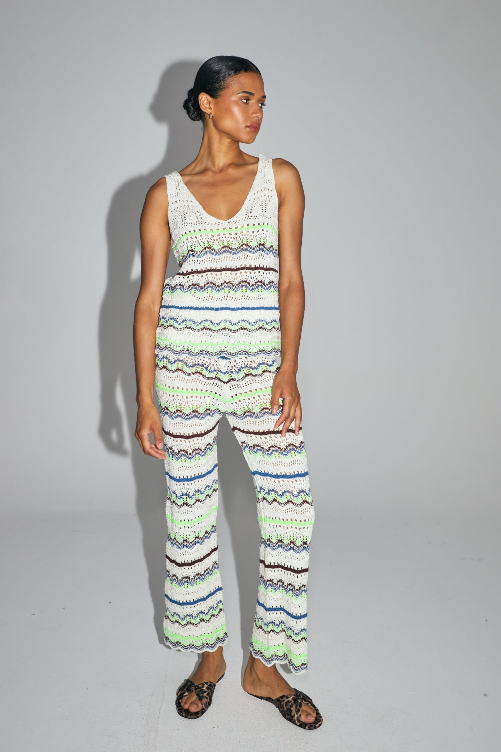 The Noa Top In Colorful Crochet From Oeko-Tex Cotton