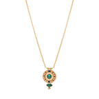 Fujita Fine Pendant Necklace - Green